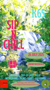Sip and chill awawi waterfall flier