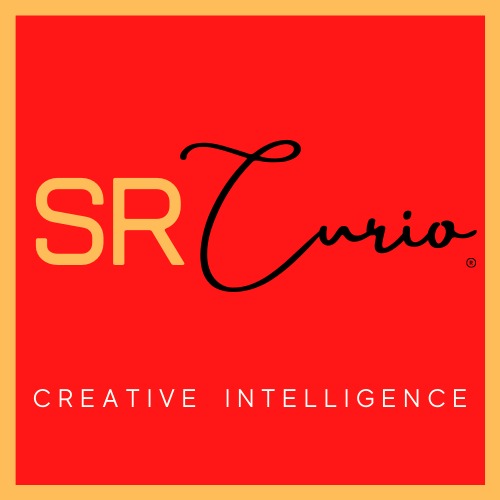 SR Curio logo with tagline 